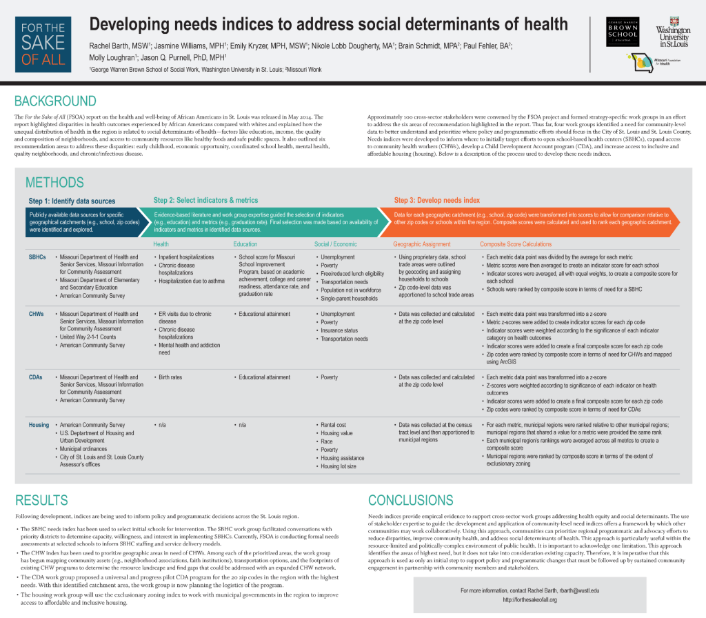 Developing Needs Indices to Address Social Determinants of Health